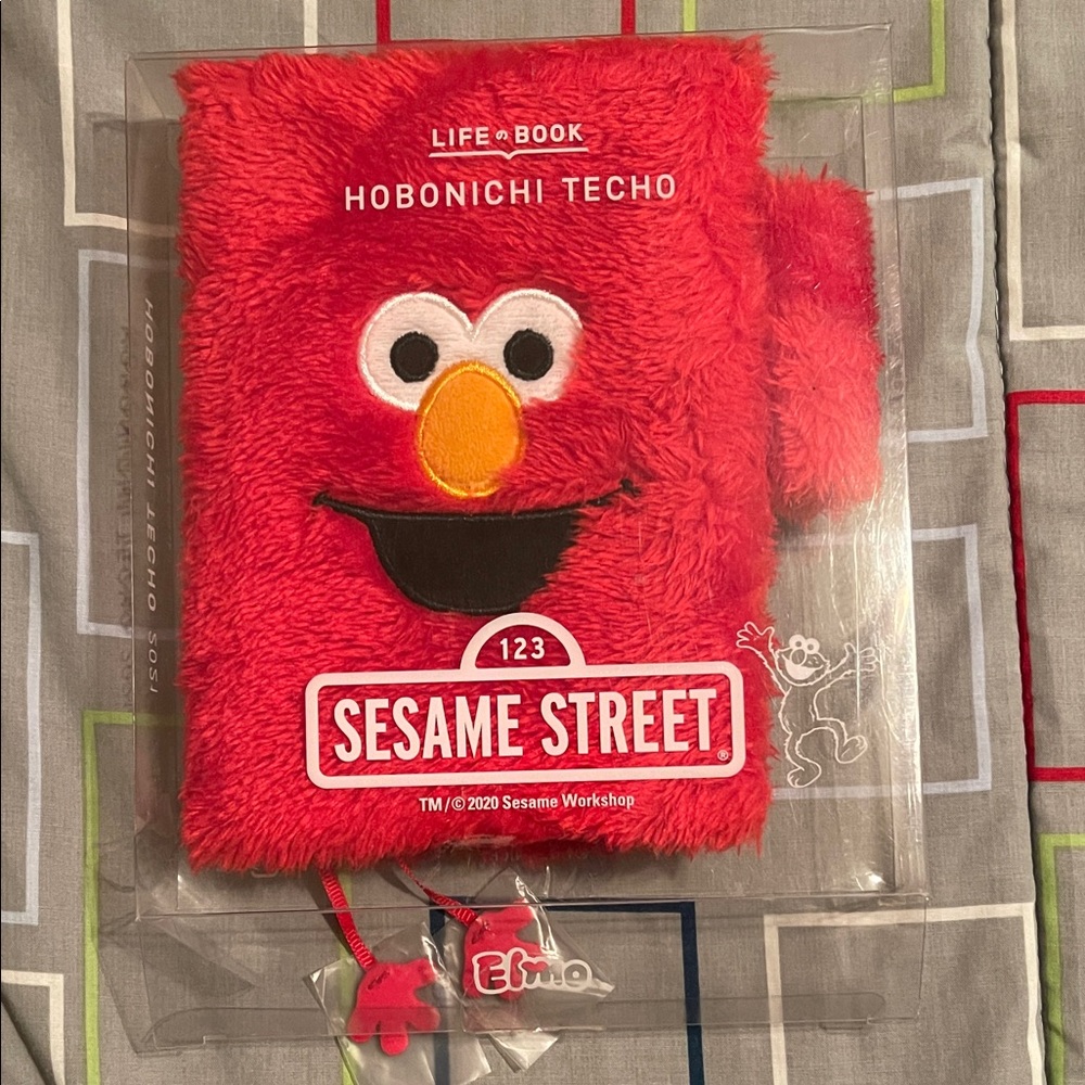 Sesame Street Elmo Red Notebook by Hobonichi Techo A6